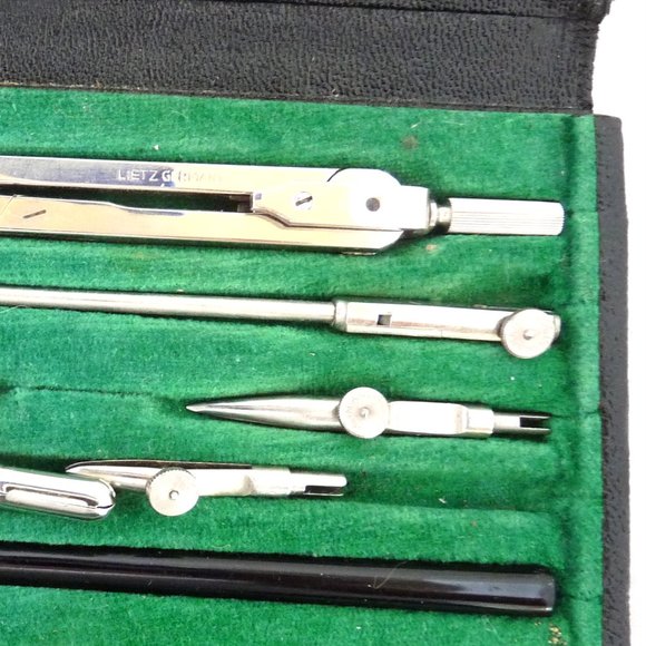 Lietz Art Vintage Lietz 967 Drafting Drawing Tool Set 7 Germany Art